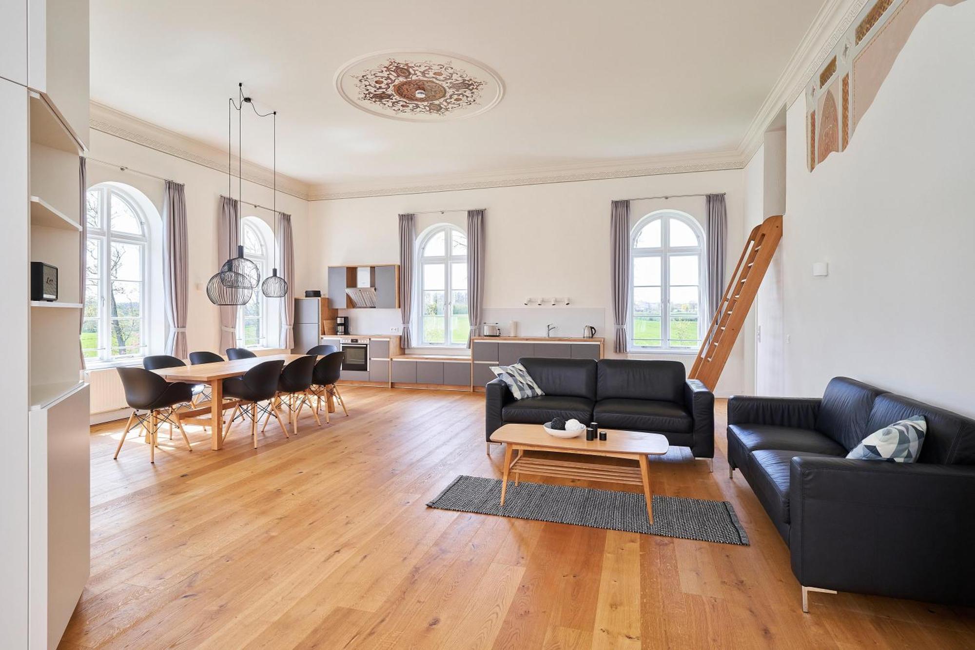 Ferienwohnungen Herrenhaus Gut Oestergaard Штайнберг Экстерьер фото